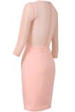 Rose Flower Lace Midi Dress