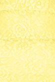 Yellow Floral Lace Criss Cross Back Bodycon Dress