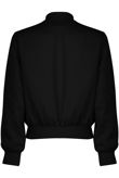Black Eye Lash Embellished Bomber Jacket