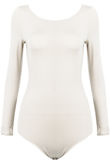Cream Laced Back Bodysuit