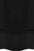 Black Layered Criss Cross Back Top
