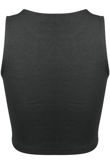 Grey Cut Hole Knitted Crop Top