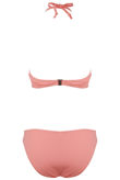 Pink Mesh Insert Bikini Set