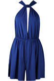 Slinky Multi-way Playsuit In Royal Blue