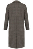 Tweed with Overcheck Longline Coat