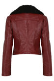 Fur Collar PVC Jacket