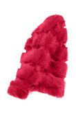 Fuchsia Layered Shaggy Faux Fur Coat