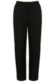 Black & Leopard Snap Buttoned Trouser