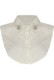 Cream Floral Embellished Bib Collar