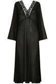 Black Sheer Mesh Maxi Length Tunic