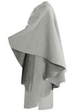 Caped Button Front Overcoat