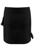 Black Frill Trim Skirt