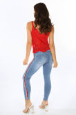 Red Crochet Cami Top 