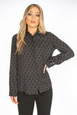 Black Circles Print Shirt
