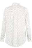 White Circles Print Shirt