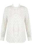 White Circles Print Shirt