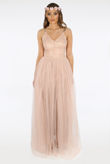 Rose Cami Lace Bodice Maxi Dress