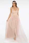 Rose Cami Lace Bodice Maxi Dress
