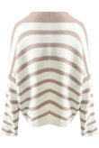 Beige Striped Jumper