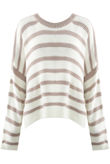 Beige Striped Jumper