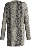 Reptile Print Box Overcoat