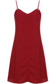 Bordeaux Chiffon Cami Gold Plated Dress