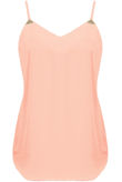 Pink Chiffon Cami Gold Plated Dress