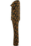 Black Chain Print Trouser