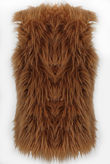 Taupe Faux Fur Gilet