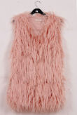 Rose Faux Fur Gilet