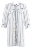 Stripes Button Up Shirt Dress