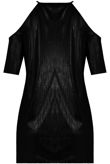 Cold Shoulder Foiled Crop Tops - Mix Colours Pack