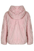 Reversible Puffer Fur Jacket