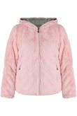 Reversible Puffer Fur Jacket