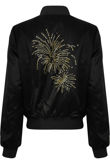 Gem Embellished Bomber Jacket