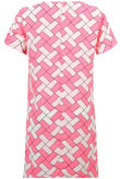 Pink & Cream Patch Print Shift Dress 