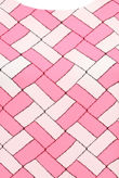 Pink & Cream Patch Print Shift Dress 