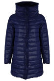 Reversible Puffer Fur Coat