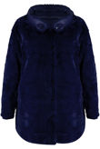 Reversible Puffer Fur Coat