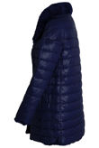 Reversible Puffer Fur Coat