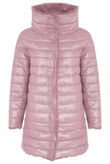 Pink Reversible Puffer Fur Coat 