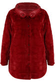 Reversible Puffer Fur Coat 