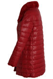 Reversible Puffer Fur Coat 