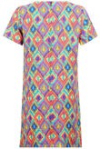 Multicolour Block Print Shift Dress 