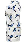 Dolphin Print Top And Short Co Ord Set