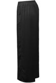 Black Elasticated Waist Side Pocketed Palazzo Trouser