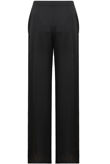 Black Sides Cut Detailed Palazzo Trouser