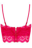 Fuchsia Eyelash Lace Bralet