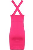 Fuchsia Cut Out Bodycon Mini Dress