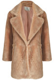 Rose Soft Fur Overcoat 